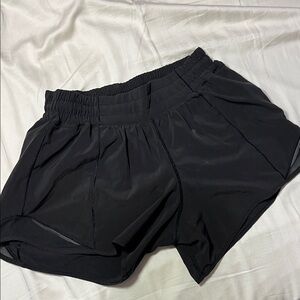 lululemon athletica Hotty Hot Black Women's Athletic Shorts